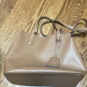Elegant Tan Tote Bag by A New Day